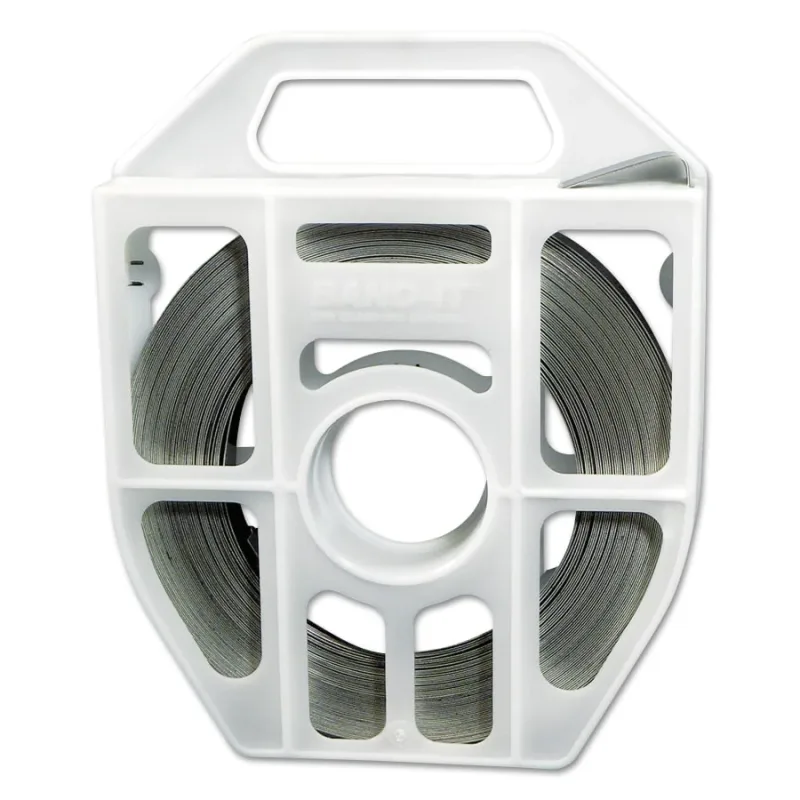 COLOR-IT® Roll-Band, 3/4 in, 100 ft, 0.03 in, Stainless Steel