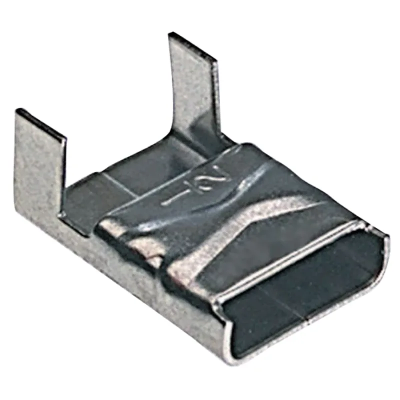Ear-Lokt Buckles, 1/4 in, Stainless Steel 201
