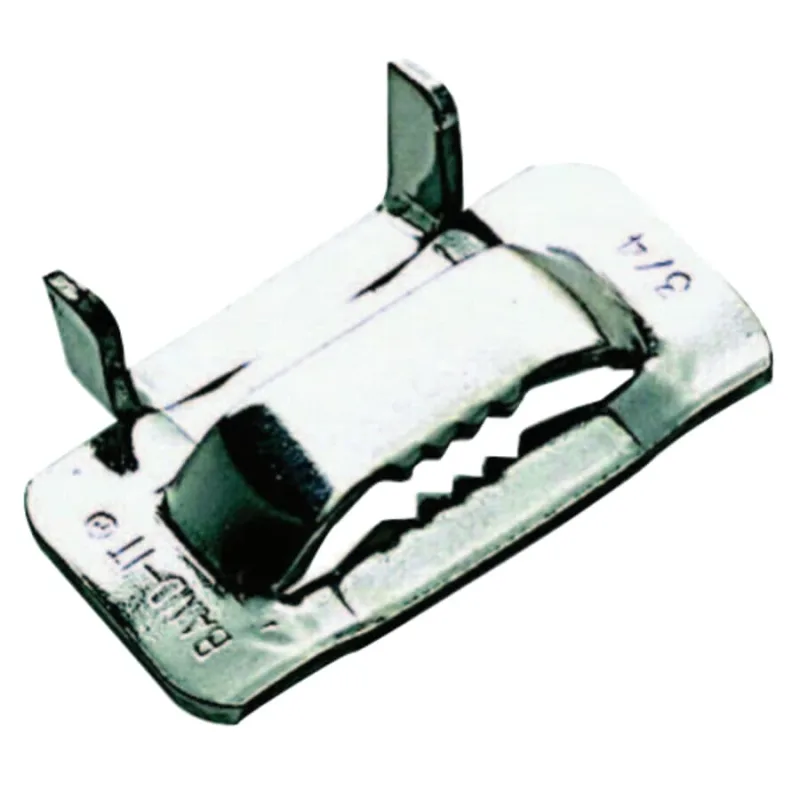 Buckles, 1/2 in, Galvanized Carbon Steel, 100 per package