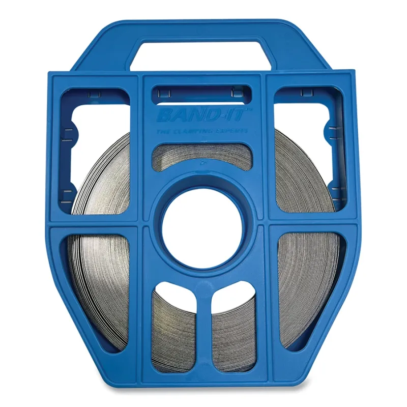 Totes, 1/2 in x 100 ft, 0.03 in Thick, Stainless Steel