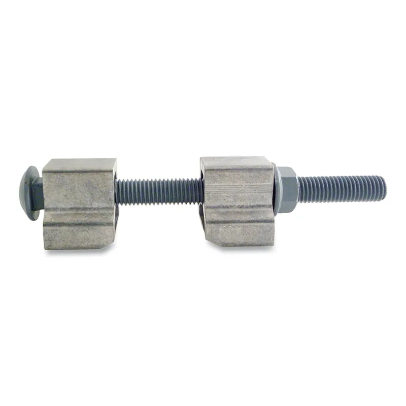 Bolt/Clamp, Aluminum, 5/8 in-11 x 8.0 in Carriage Bolt, Used with 1-1/4 in Giant Band