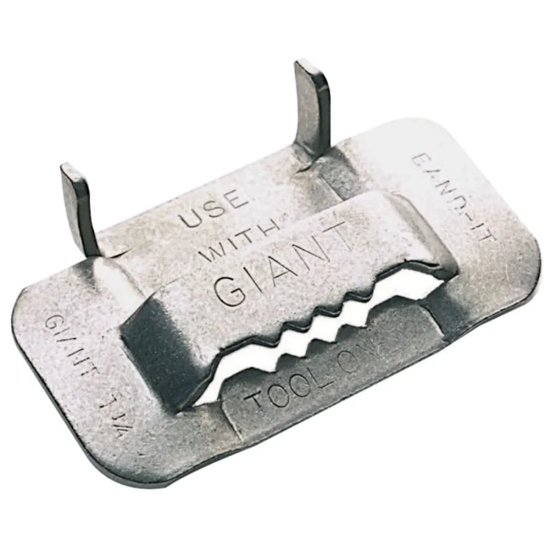 Giant Buckles, 3/4 in, Stainless Steel 201/301, 25 per pack