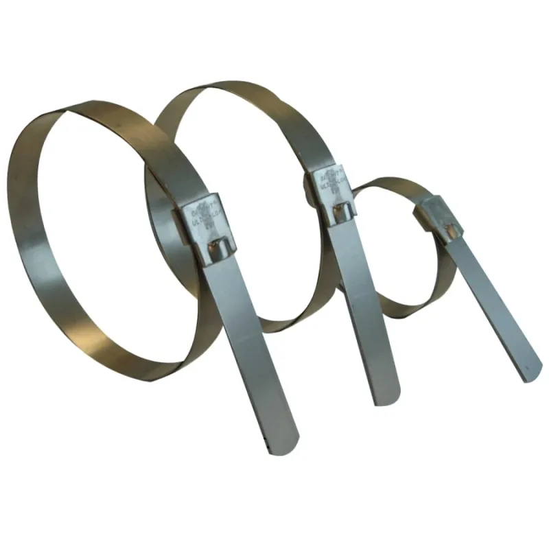 Ultra-Lok Preformed Clamp, 6" Hose ID, 3/4"W, Stainless Steel 201, 25/Bx