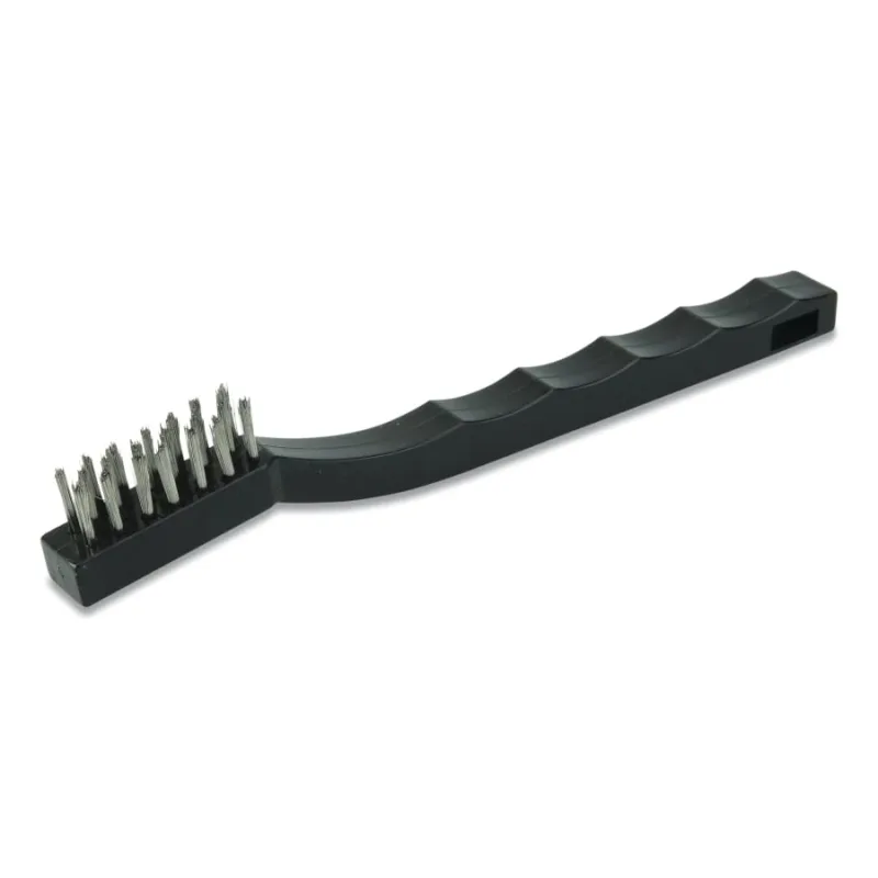Utility Brush, 3x7 Rows, Stainless Steel Bristles, Plastic Handle, Hand Tied (102-37SS) - additional view 1