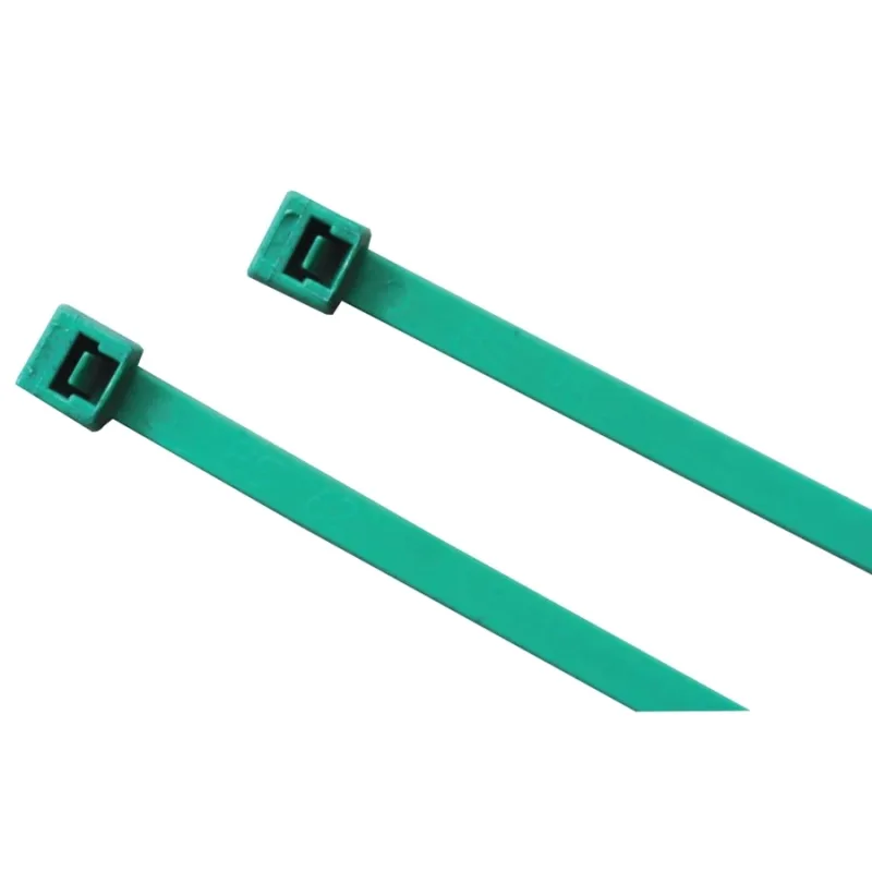 Metal Detectable Cable Tie, 18 lb Tensile Strength, 4.1 in L, Teal, 1000 EA/BG