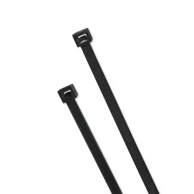 Elite Cold Weather Cable Ties, 50 lb Tensile Strength, 7.6 in L, Black, 100 EA/BG