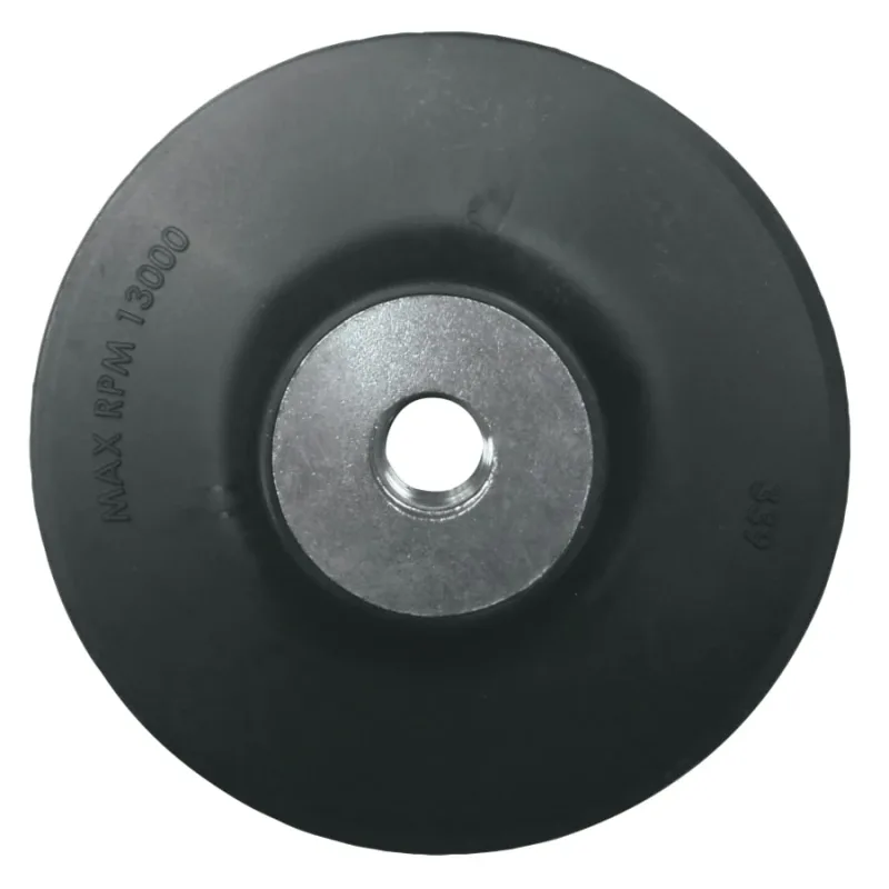 General Purpose Back-up Pad, 5 in dia, 5/8 in - 11 arbor, Medium, 12000 RPM