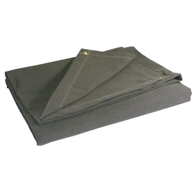Blanket and Fabric, 8 ft x 10 ft, Flame-Resistant Canvas, Olive Drab