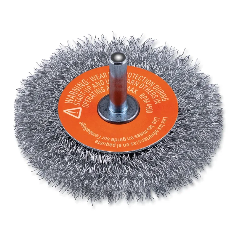3" CRIMPED WIRE WHL COARSE 1/4" SHANK