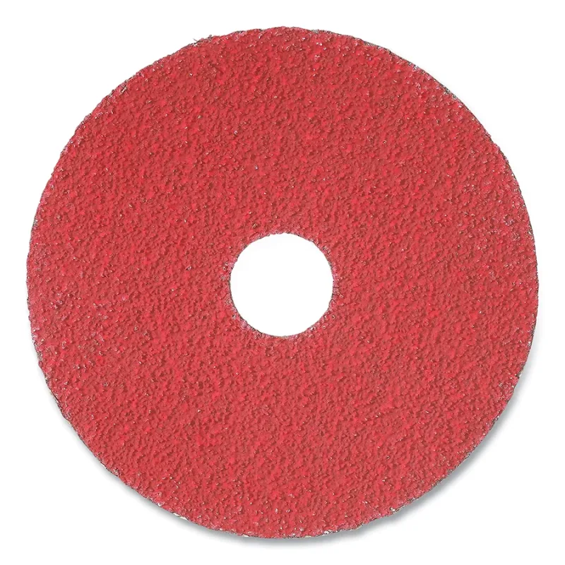 XP3 Ceramic Fiber Disc, 4-1/2 in dia, 5/8-11 Arbor, 24 Grit, Quick Change