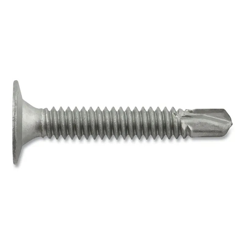 Dril-Flex® Self-Drilling Structural Screws, Phillips Wafer Head, #10-24 TPI, 1-1/4 in L, #3 Point Type, Stalgard
