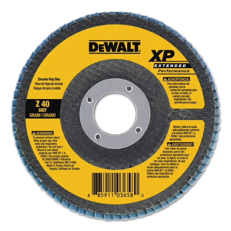 XP™ Extended Performance Flap Disc, 4-1/2 in dia, 60 Grit, 7/8 in Arbor, 13300 RPM, T27