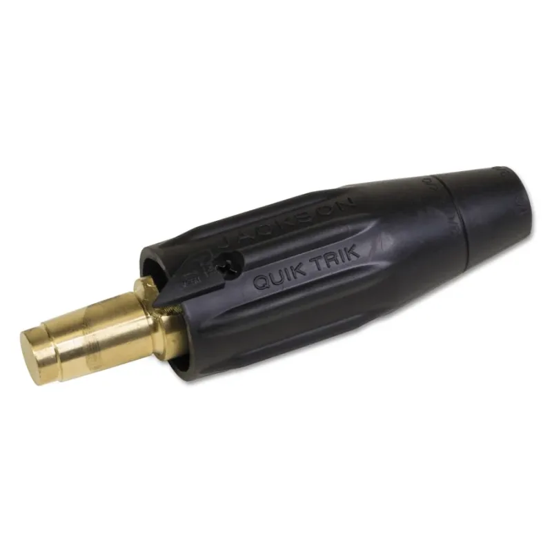 Quick-Trik® Cable Connector, Single Dome-Nose Connection, 1/0 to 2/0 AWG Cap, Male