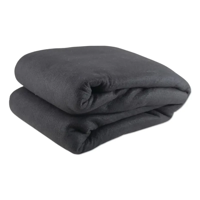 Carbon Fiber Felt Heavy-Duty Welding Blanket, 6 ft W x 150 ft L Roll, 16 oz, Black