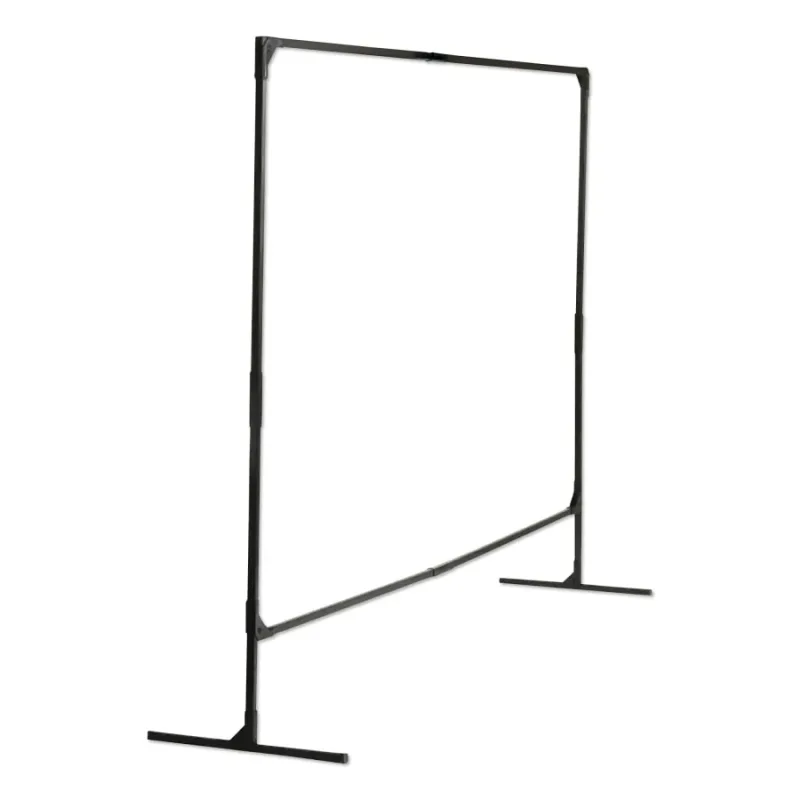 Stur-D-Screen Frame, 6 ft L x 10 ft W, Steel, Black