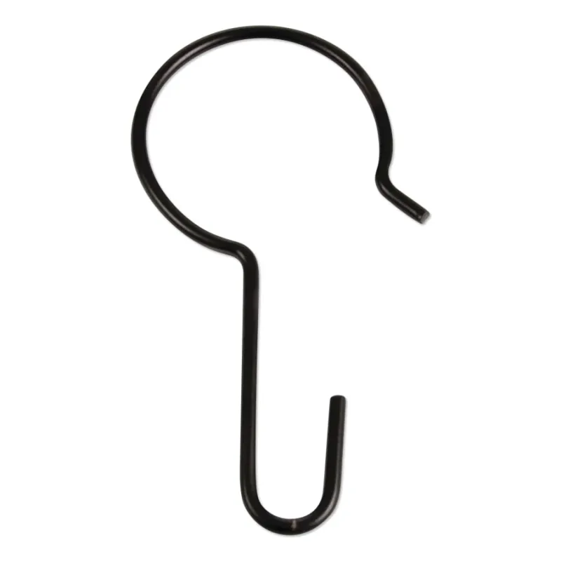 Welding Curtain Hook, For 2 in Pipe, Black