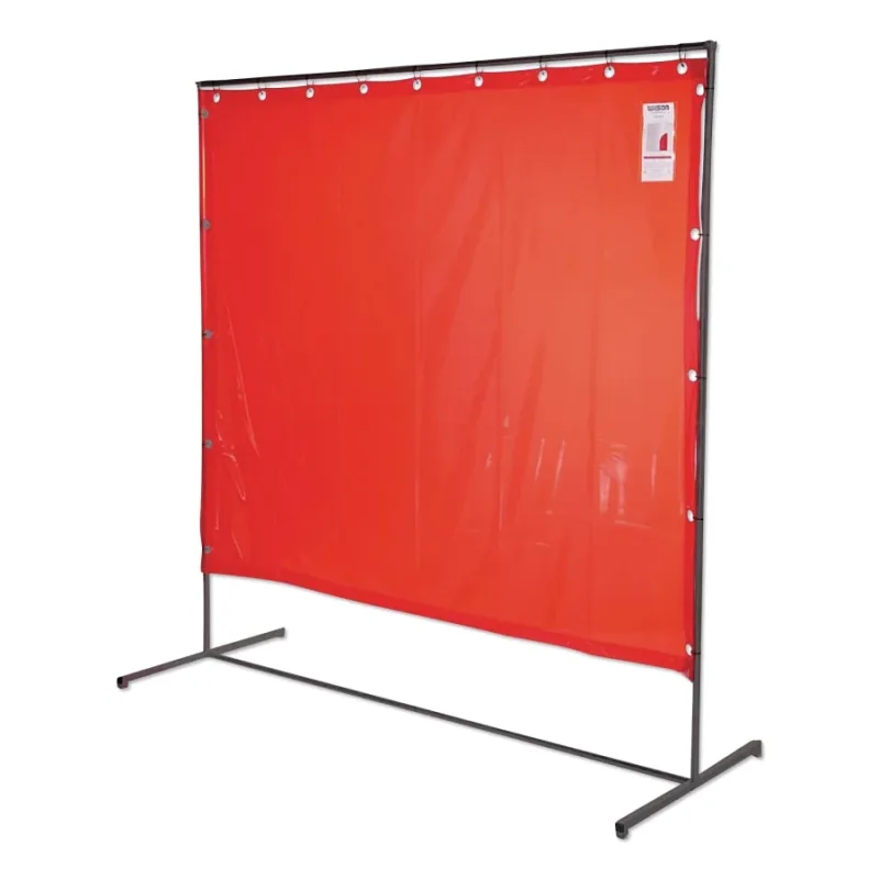 Modular Screen Frame, 6 ft L x 6 ft - 8 ft W, Steel, Black