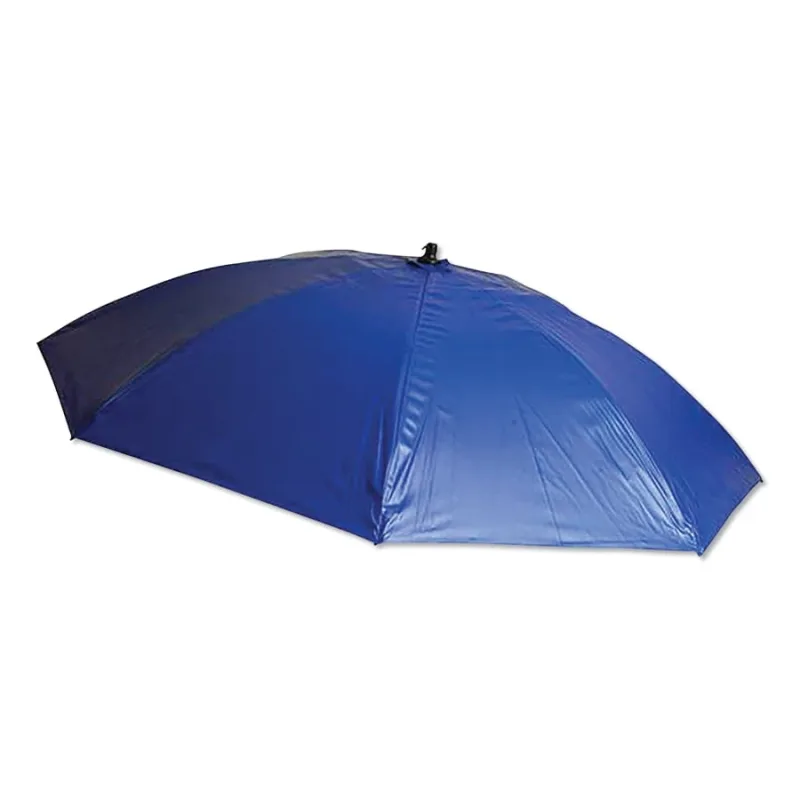 Heavy-Duty Construction Umbrella, 7 ft, Blue, Heavy-Duty Vinyl