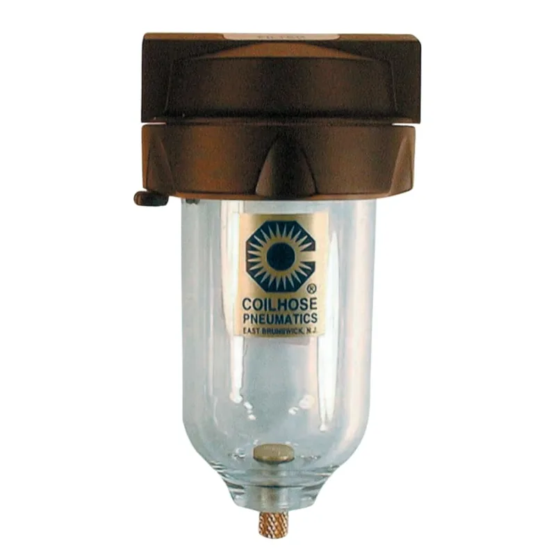 Heavy Duty Filters, Manual Drain, 3/4 in Inlet, 250 psi
