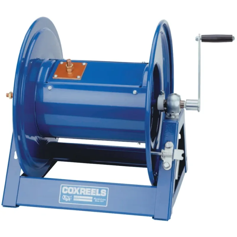 Large Capacity Welding Reel, #2-600ft;#1-500ft;#1/0-400ft;#2/0-300ft, Hand Crank