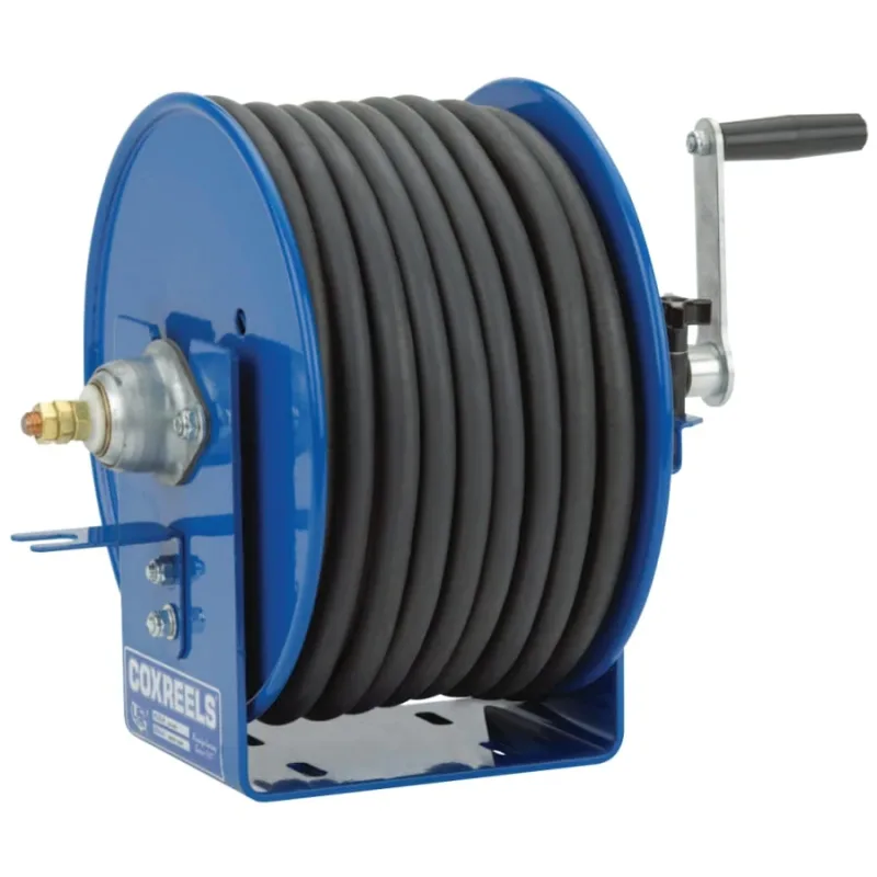 Challenger Hand Crank Welding Cable Reels, 165 ft, 2/0 AWG