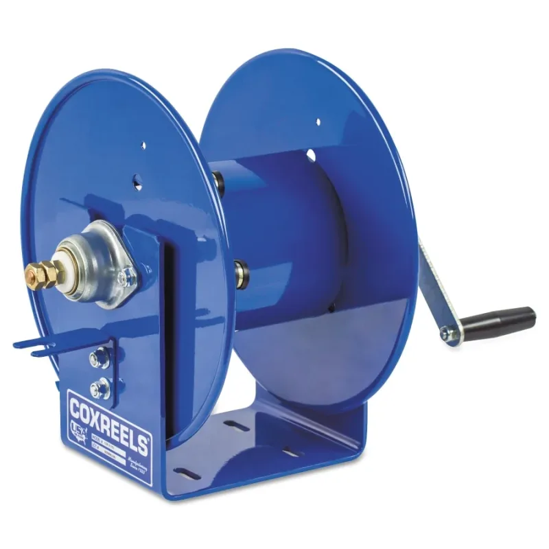 100WCL Series Hand Crank Welding Cable Reel, 100 ft L, 450 A, 2/0 AWG