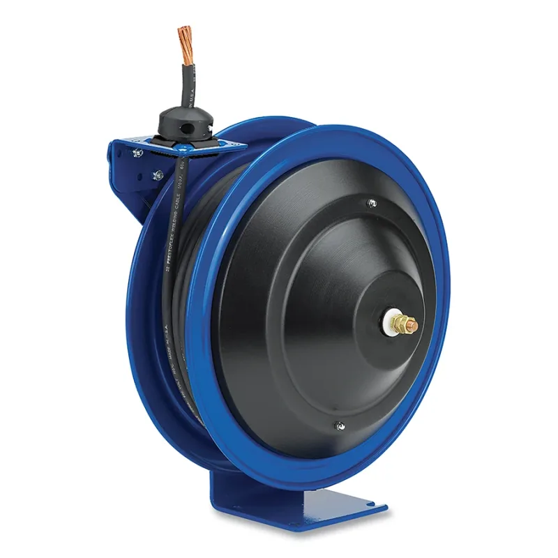 SPRING REWIND WELDING CABLE REEL