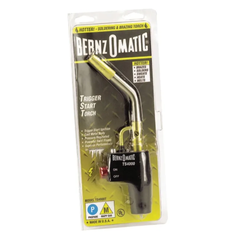High Heat Torch, TS4000T, 1.25 L, 3 in W, Cast Aluminum