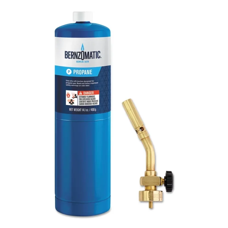 Basic Pencil Flame Torch Kit, 14.1 oz Propane Cylinder, UL2317 Torch