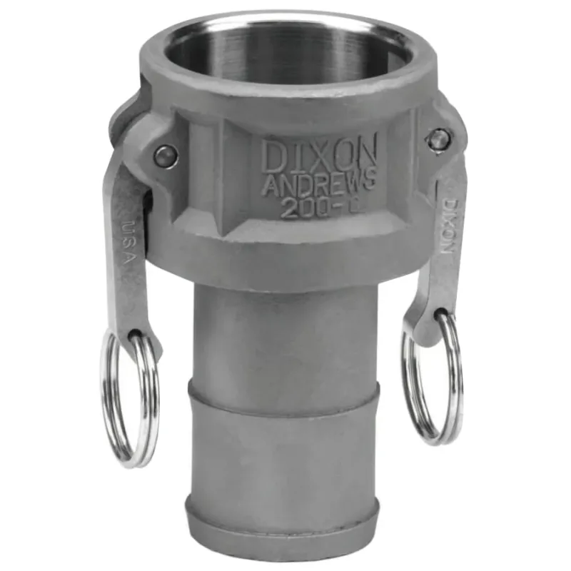 Andrews Type C Cam and Groove Couplers, 2 in, Brass