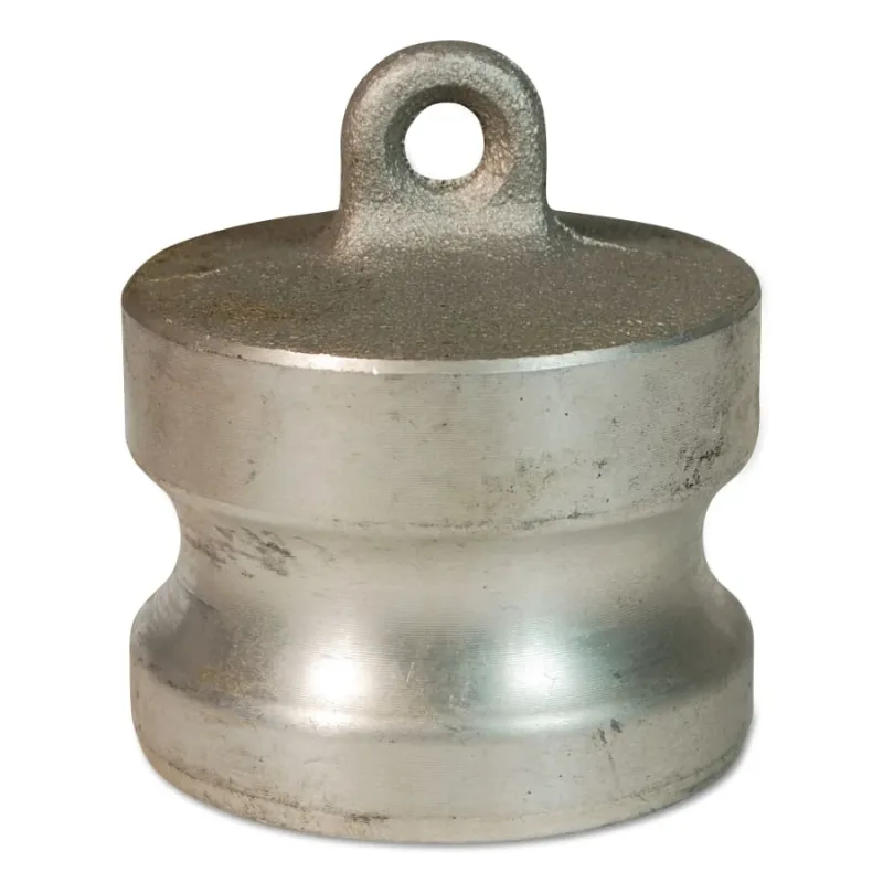 Andrews/Boss-Lock Type DP Cam and Groove Dust Plugs, 4 45/64 in Dia, Aluminum
