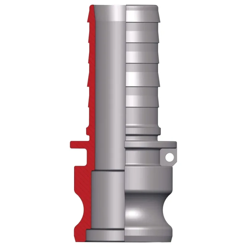 Andrews/Boss-Lock Type E Cam and Groove Adapters, 4 in x 4 3/32 in Male