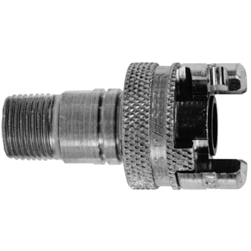 Dual Lock Quick Acting Couplings, 1/2 in x 1/2 in (NPT), Male Coupling