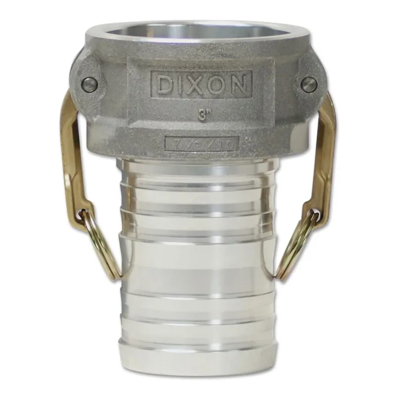 Andrews Type C Cam and Groove Couplers, 6 in x 6 1/16 in Male, Aluminum