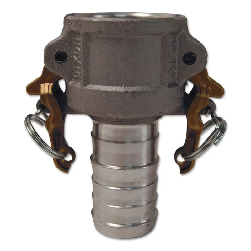 Boss-Lock Type C Cam and Groove Couplers, 2 19/32 in Male, Aluminum