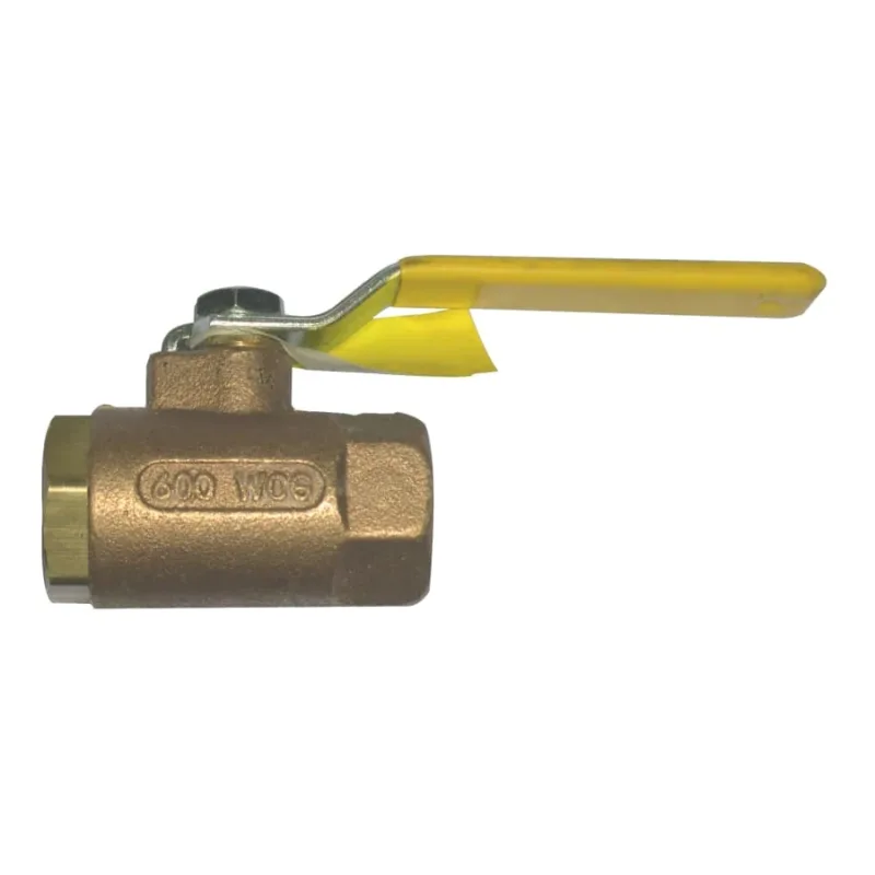 3/4 in Bronze Ball Valves, 600 PSI WOG, 150 PSI