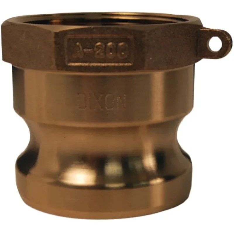 Global Type A Adapters, 2 in (NPT), Brass