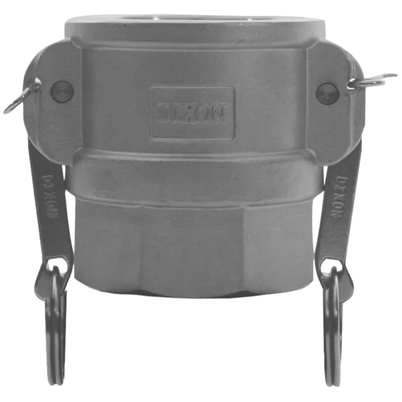 Global Type D Couplers, 2 in (NPT), Female, 334 Stainless Steel
