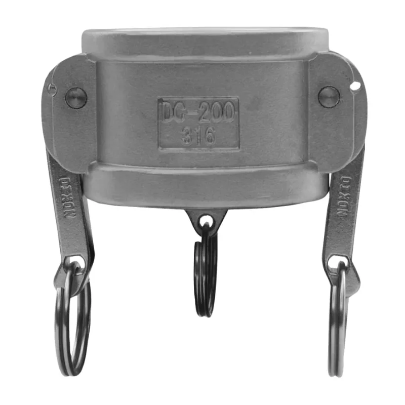 Global Type DC Dust Caps, 2 in, 316 Stainless Steel