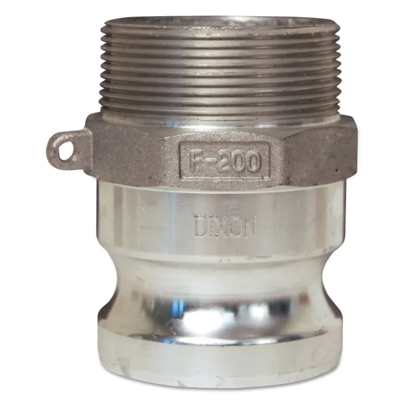 Global Type F Adapters, 3/4 in, Male/Male, Aluminum