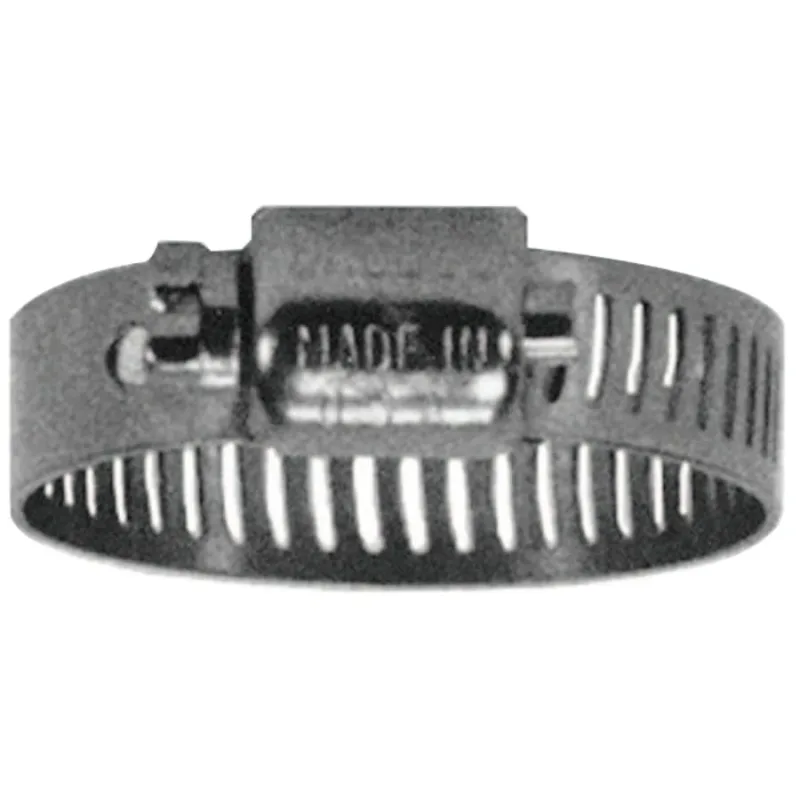 MAH Series Miniature Worm Gear Clamps,9/16-1 1/16" Hose OD,Stnls Steel 300,10/Bx