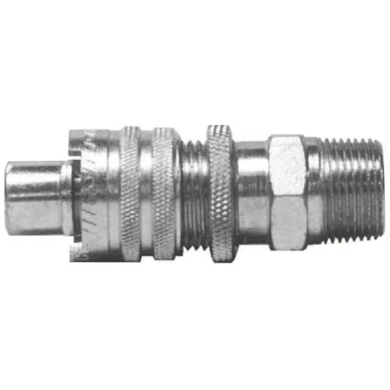 Dix-Lock Quick Acting Couplings, 1/2 in (NPT), Male/Male (NPT)