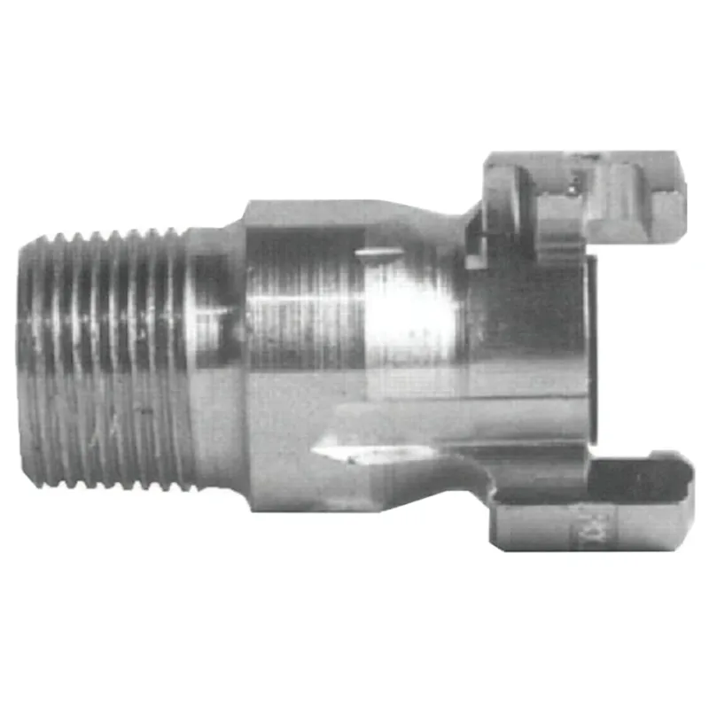 Dual Lock Quick Acting Couplings, 1/2 in x 3/4 in (NPT), Male Plug