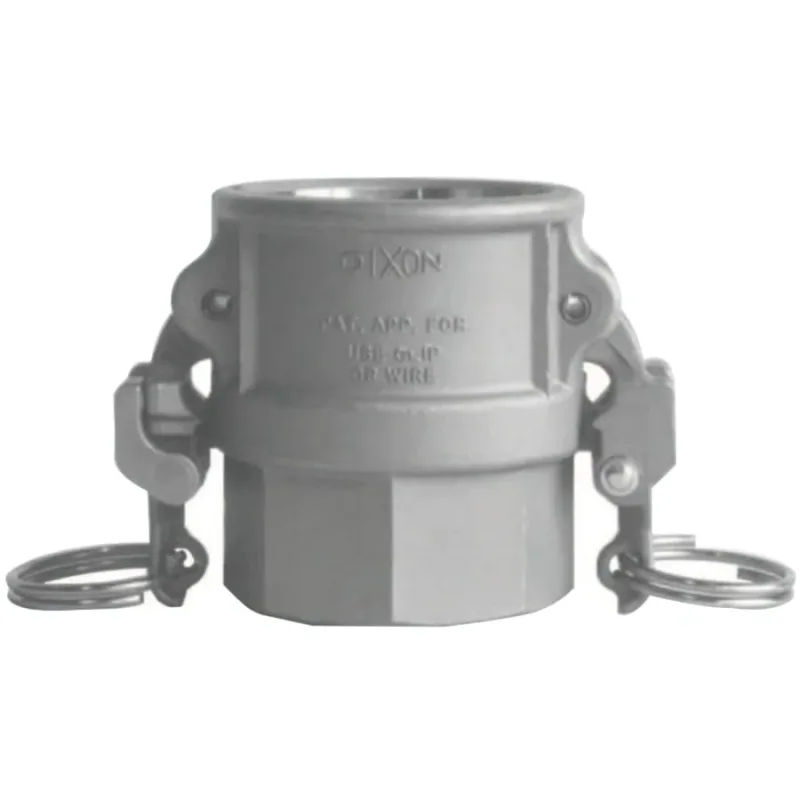 EZ Boss-Lock Type D Cam and Groove Couplers, 2 in (NPT), Stainless Steel