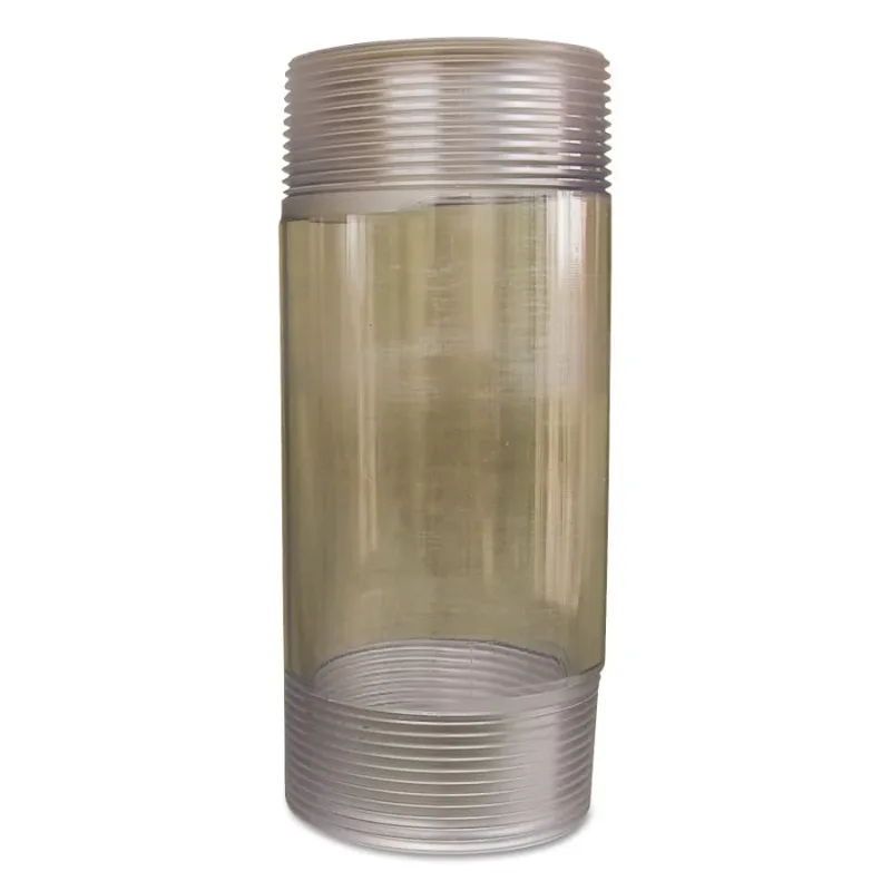 Sight Glass, 165° F, 1000 psi, 2 in OD x 8 in L, Threaded Connection