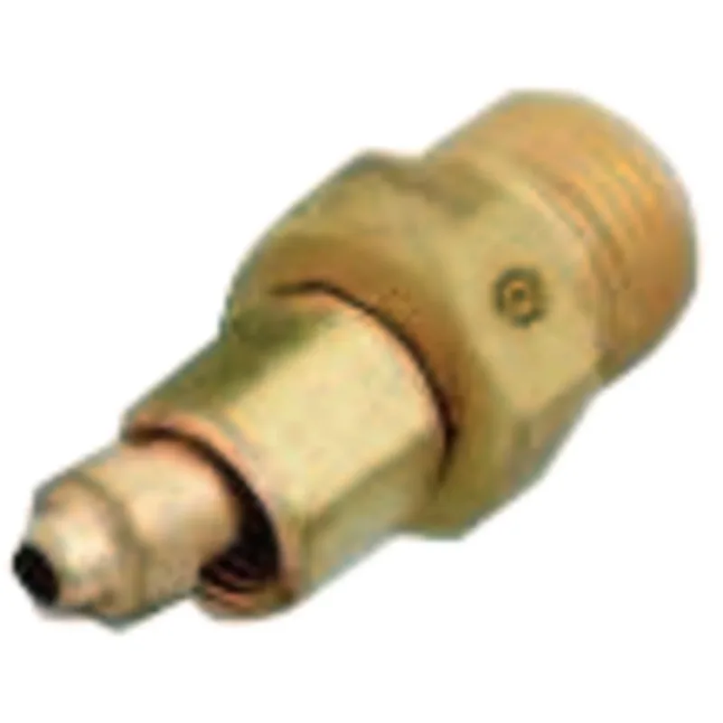 Brass Hose Adaptor, 200 psig, Brass, B-Size (M)/ A-Size RH (F)