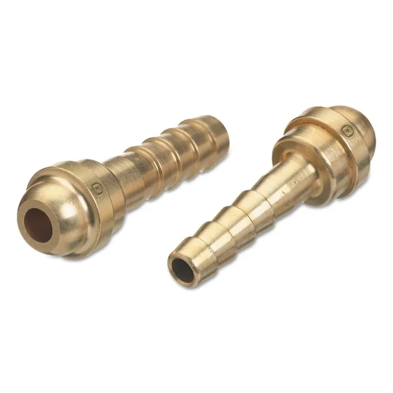 Barbed Hose Nipple, 200 psig, Brass, B-Size, 5/16 in I.D.