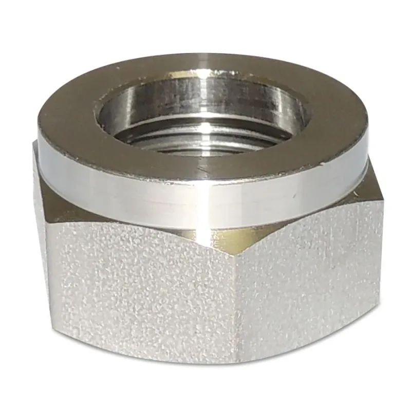 Regulator Inlet Nut, Refrigerant Gases, Brass, CGA-660, 1.035 in to 14 NGO, RH Female