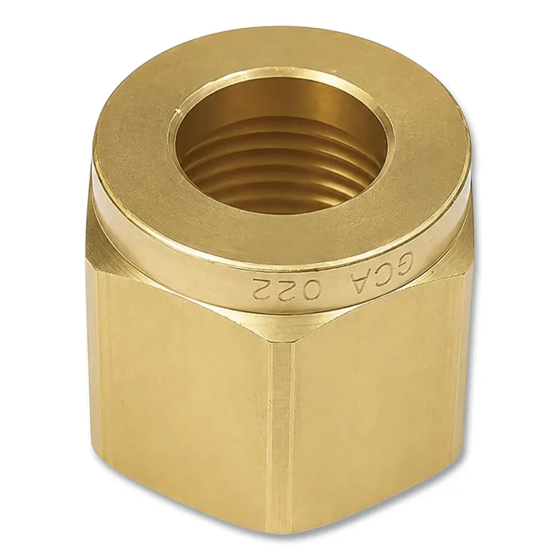Regulator Nut, 500 psig, Brass