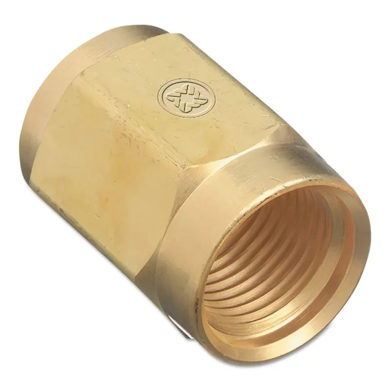 Regulator Inlet Nuts, Air, Brass, CGA-347, Hand-Tight